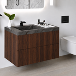 Walnut Vanity Cabinets