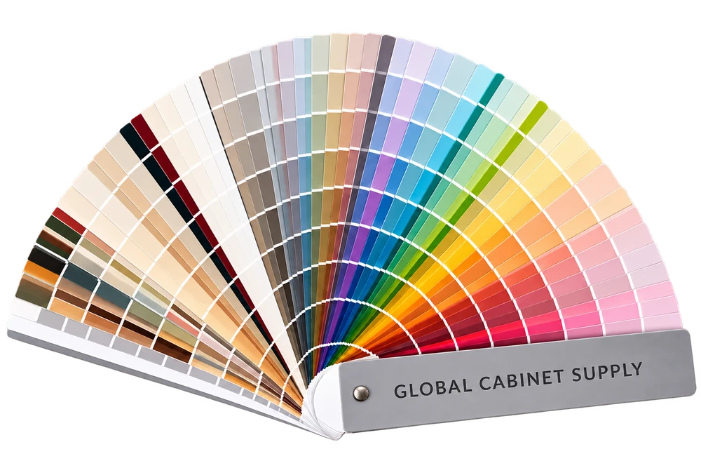Global Cabinet Supply paint color fan deck